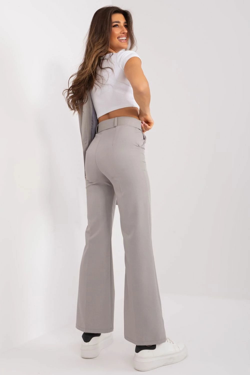 Pantalona femra Italy Moda 192404, gri