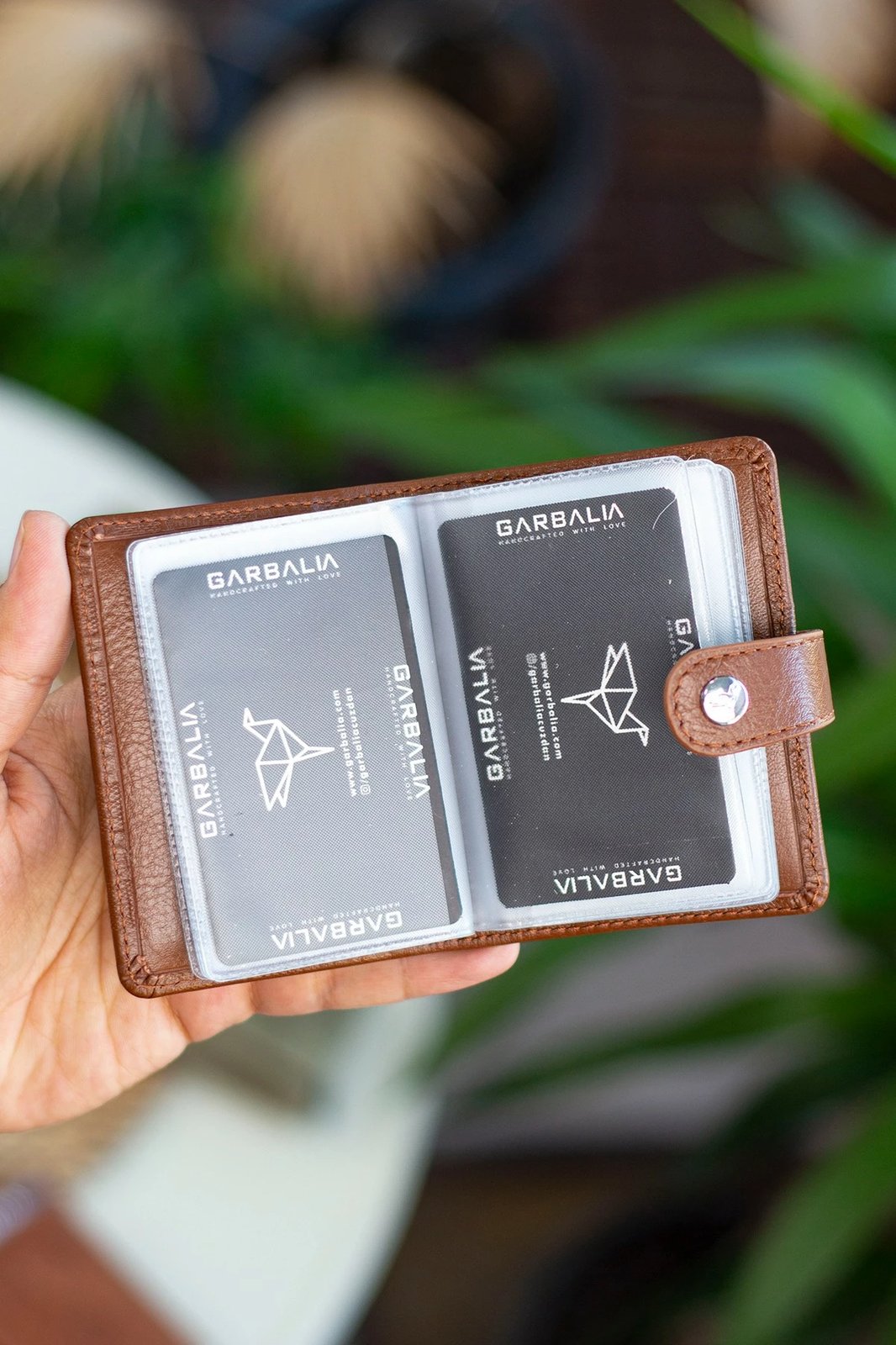 Portofol unisex Zoozie Bags, Pekin, ngjyrë kafe e çelët