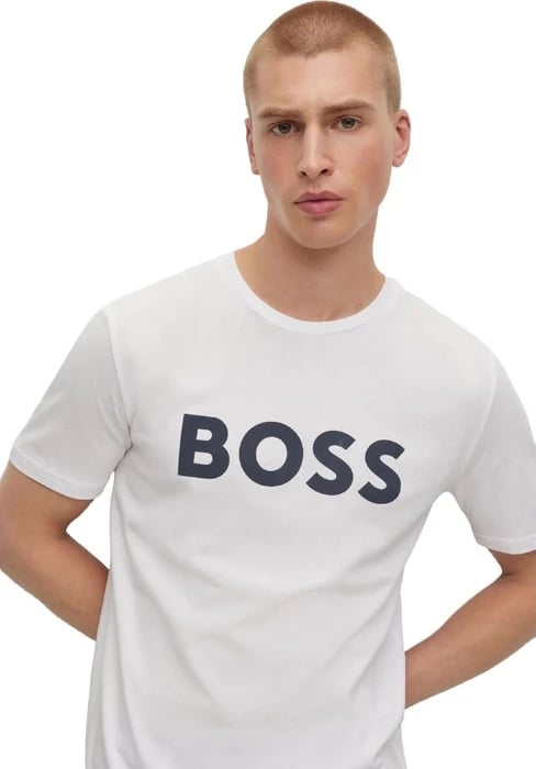 Maicë për meshkuj Boss, e bardhë