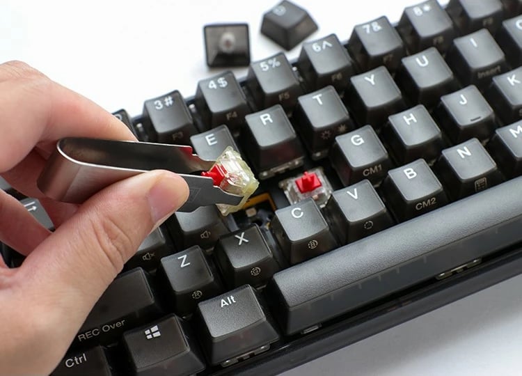 Tastierë mekanike Ducky One 3 Mini, RGB, Cherry MX Red, USB Type-C, e zezë