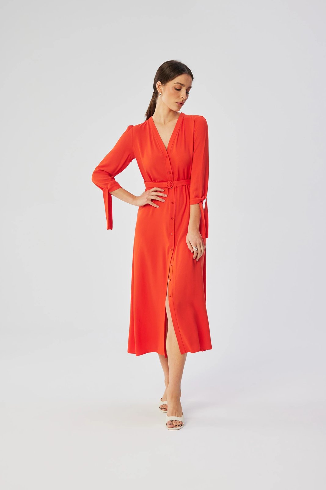 Fustan Stylove 193420, i kuq