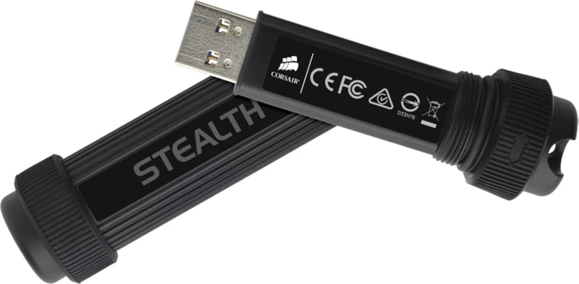 USB stick Corsair Voyager Survivor Stealth 64GB, USB 3.0, zi