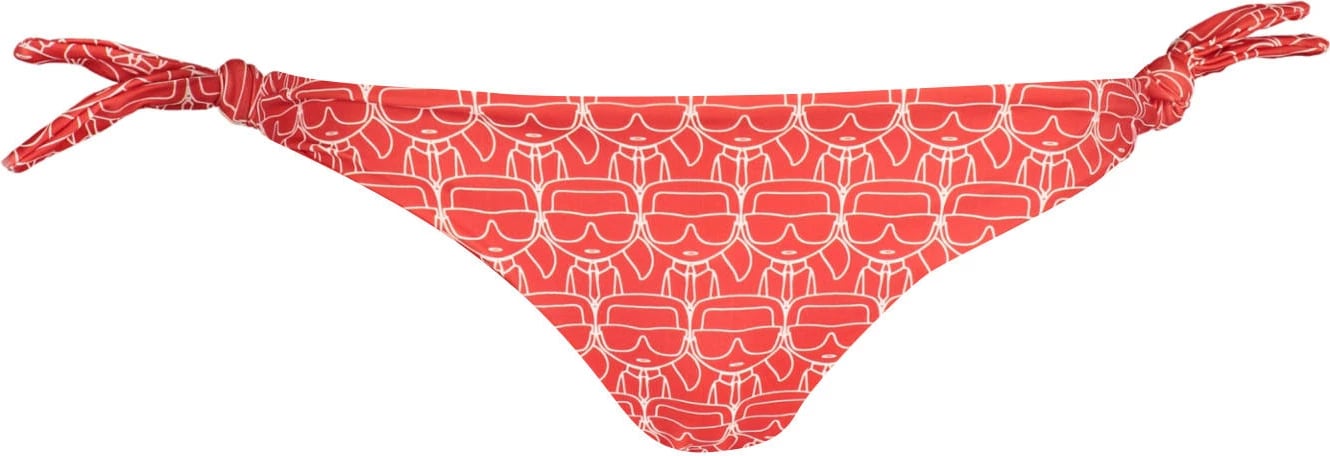Të poshtme noti KARL LAGERFELD BEACHWEAR Side Bottom femra, të kuqe