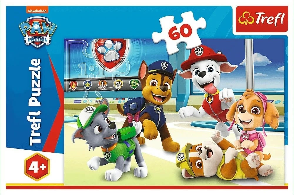 Puzzle Trefl Paw Patrol, 60 pjesë, 33x22 cm