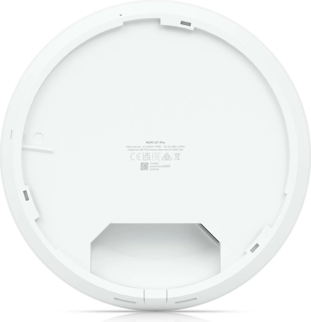 Access Point Ubiquiti U7 Pro, 5400 Mbit/s, 2.4 GHz, 5 GHz, 6 GHz, Bardhë