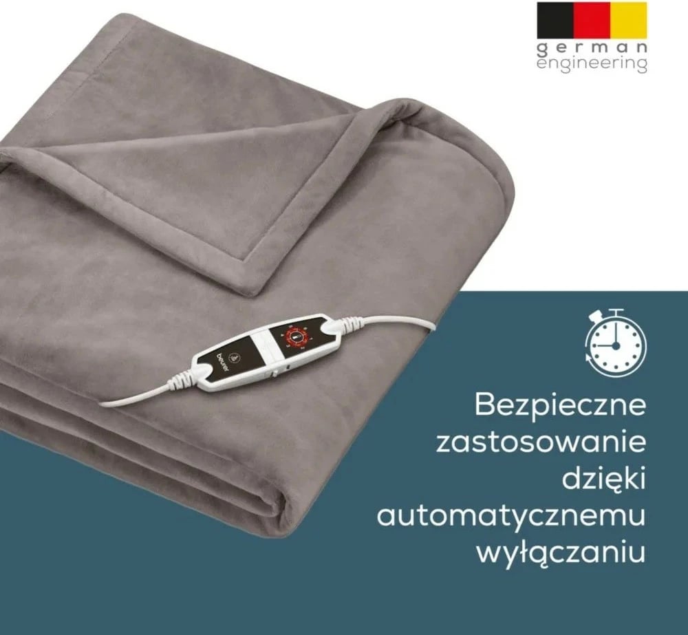 Batanije elektrike Beurer HD150 XXL Cosy, 200x150 cm, 6 nivele, Taupe Batanije elektrike Beurer HD150 XXL Cosy, 200x150 cm, 6 nivele, Taupe