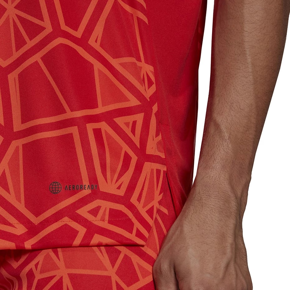 Fanellë portieri adidas për meshkuj, e kuqe