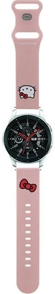 Rrip smartwatch Hello Kitty Silicone Kitty Head, 22mm, rozë