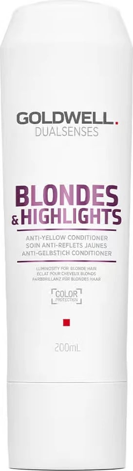 Balsam për flokë Goldwell Dualsenses Blondes & Highlights Anti-Yellow për femra, 200ml