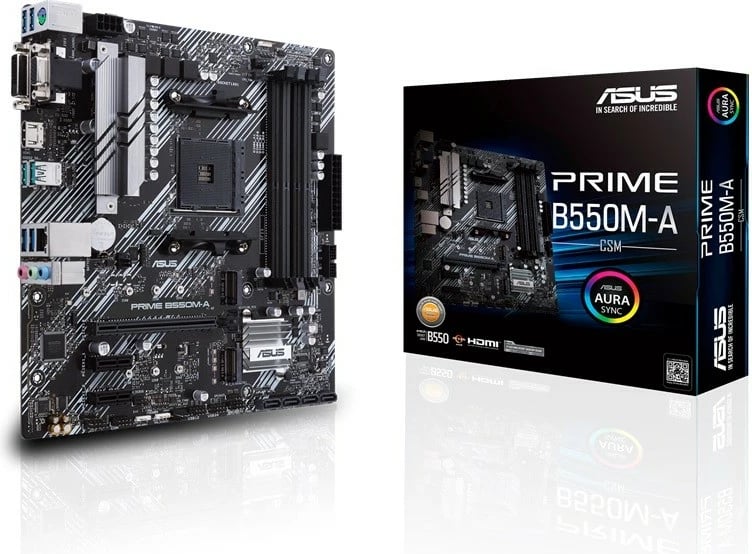 Pllakë amë Asus PRIME B550M-A/CSM, Socket AM4, micro ATX
