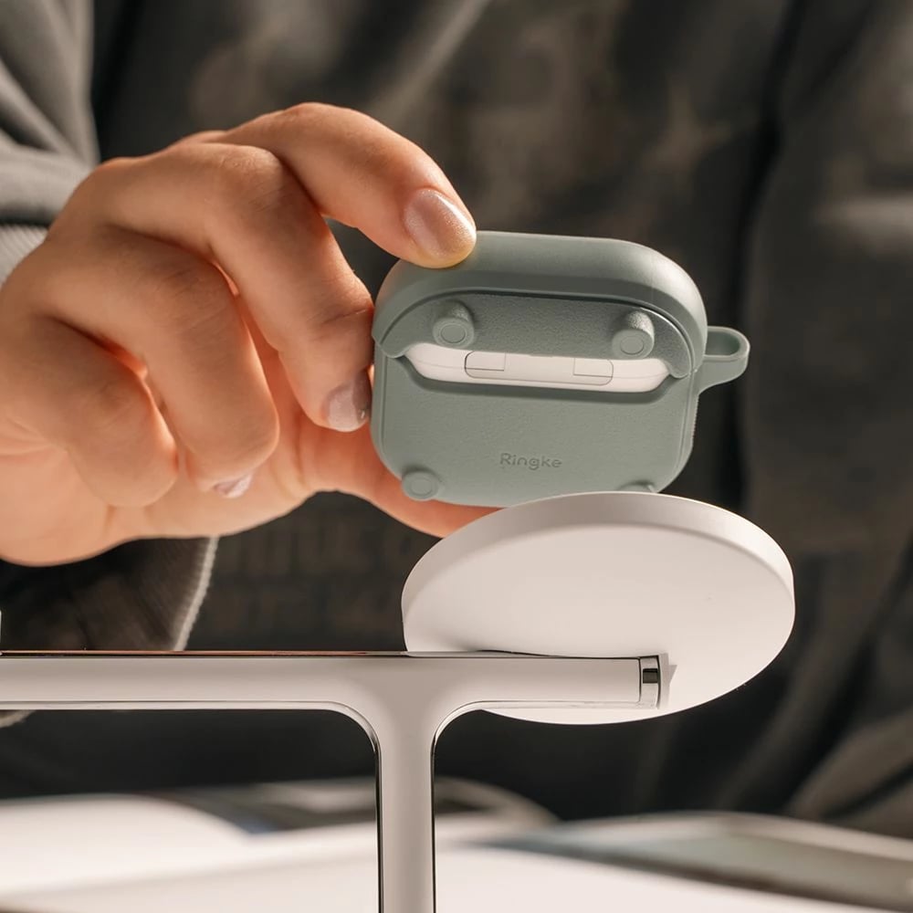 Mbështjellës Ringke Onyx MagSafe për Apple AirPods 4, Gjelbër