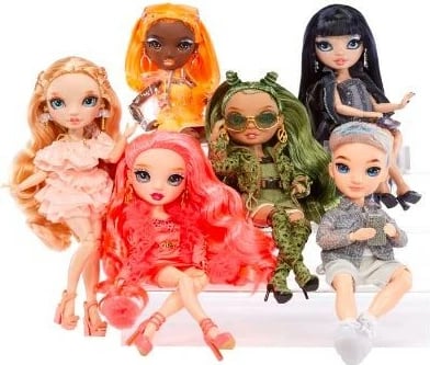 Kukull Rainbow High Michelle St. Charles me aksesorë, portokalli