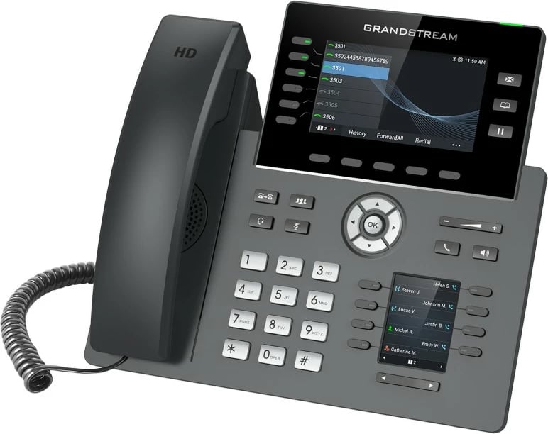 Telefon IP Grandstream GRP2616, 6 linja, i zi