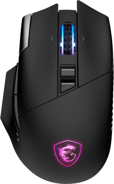 Maus MSI VERSA PRO W me Mouse Dock Pro, RGB, wireless, i zi