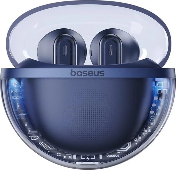 Kufje Baseus Bowie E5X True Wireless Stereo (TWS), Blu