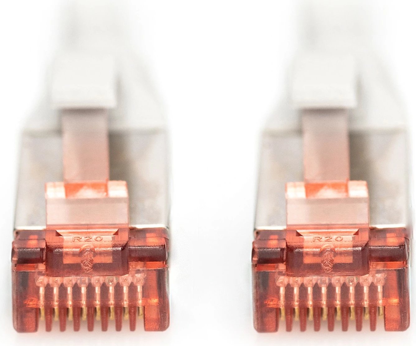 Kabëll patch Digitus CAT 6 S/FTP, 0.5 m, Gri