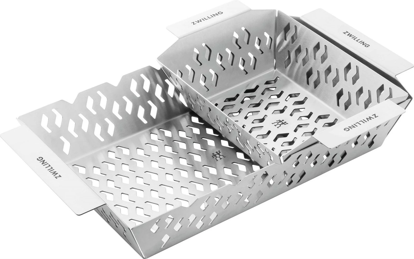 Set shporta për skarë Zwilling BBQ+, 2 copë, çelik inox