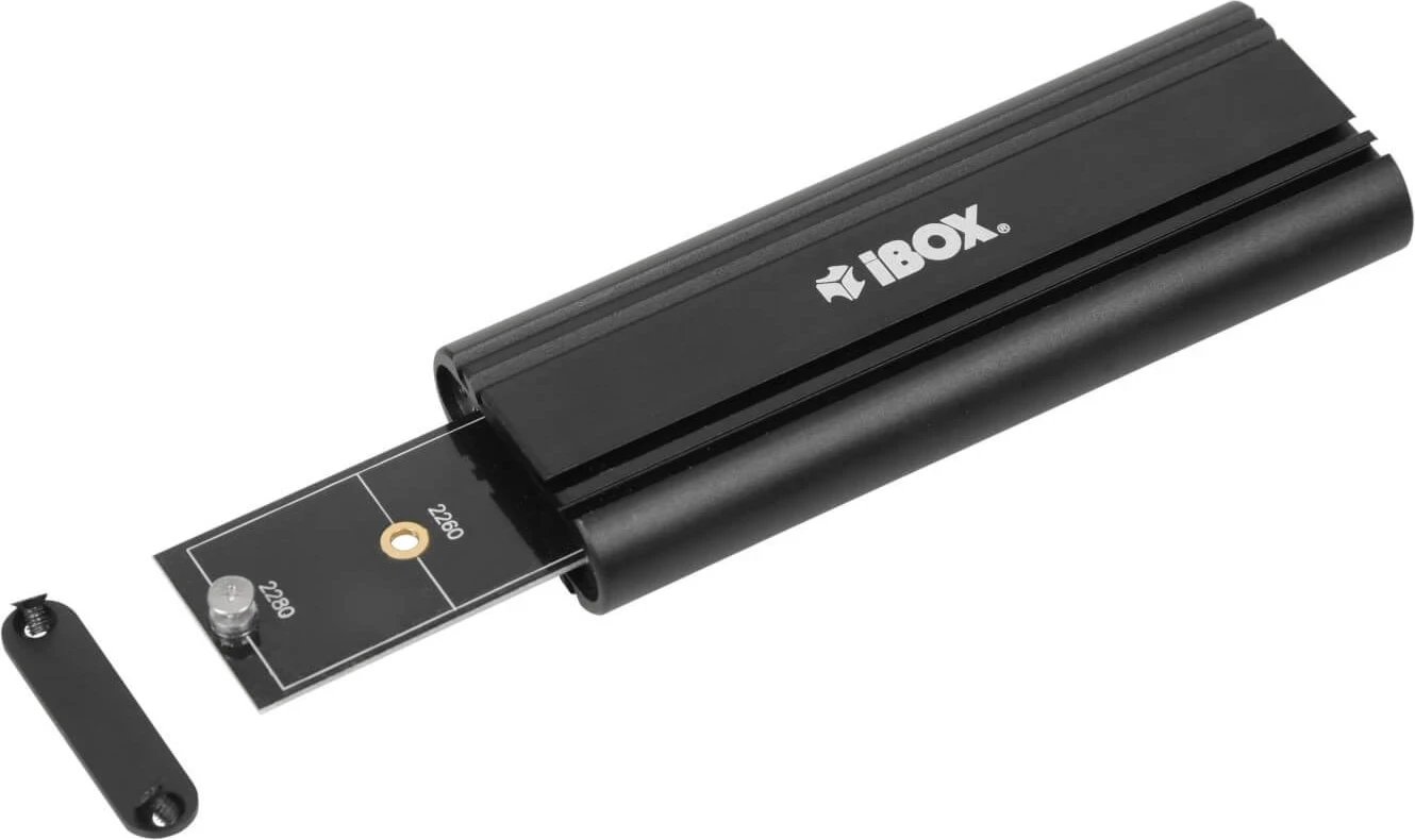 Kasë për SSD IBOX HD-07, M.2, e Zezë