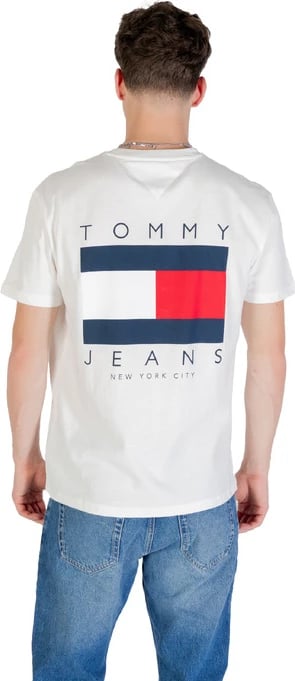 Maicë për meshkuj Tommy Hilfiger Jeans, e bardhë