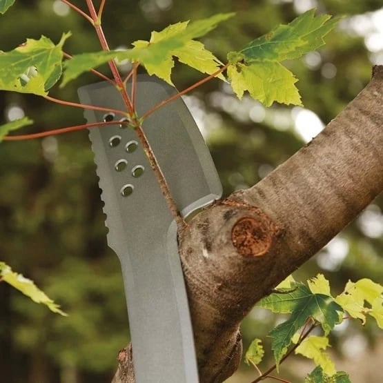 Sëpatë-machete Fiskars Solid, 460 mm, Inox, Dorezë plastike, Portokalli