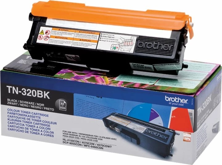 Toner Brother TN-320BK, i zi, 2500 faqe