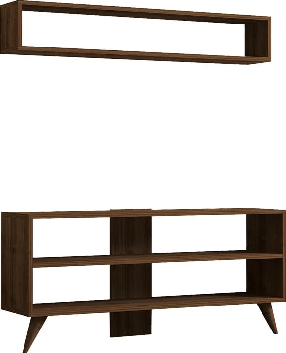 Set për dhomë ndeje Prestige, ngjyrë arre, 120x29.6x50cm