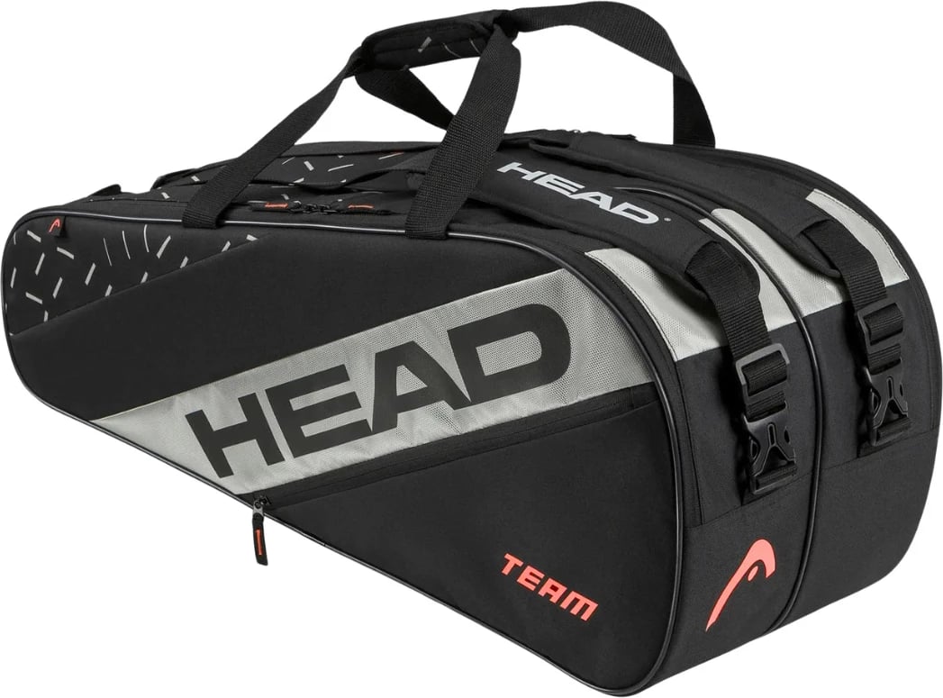 Çantë tenisi Head unisex, e zezë-hiri
