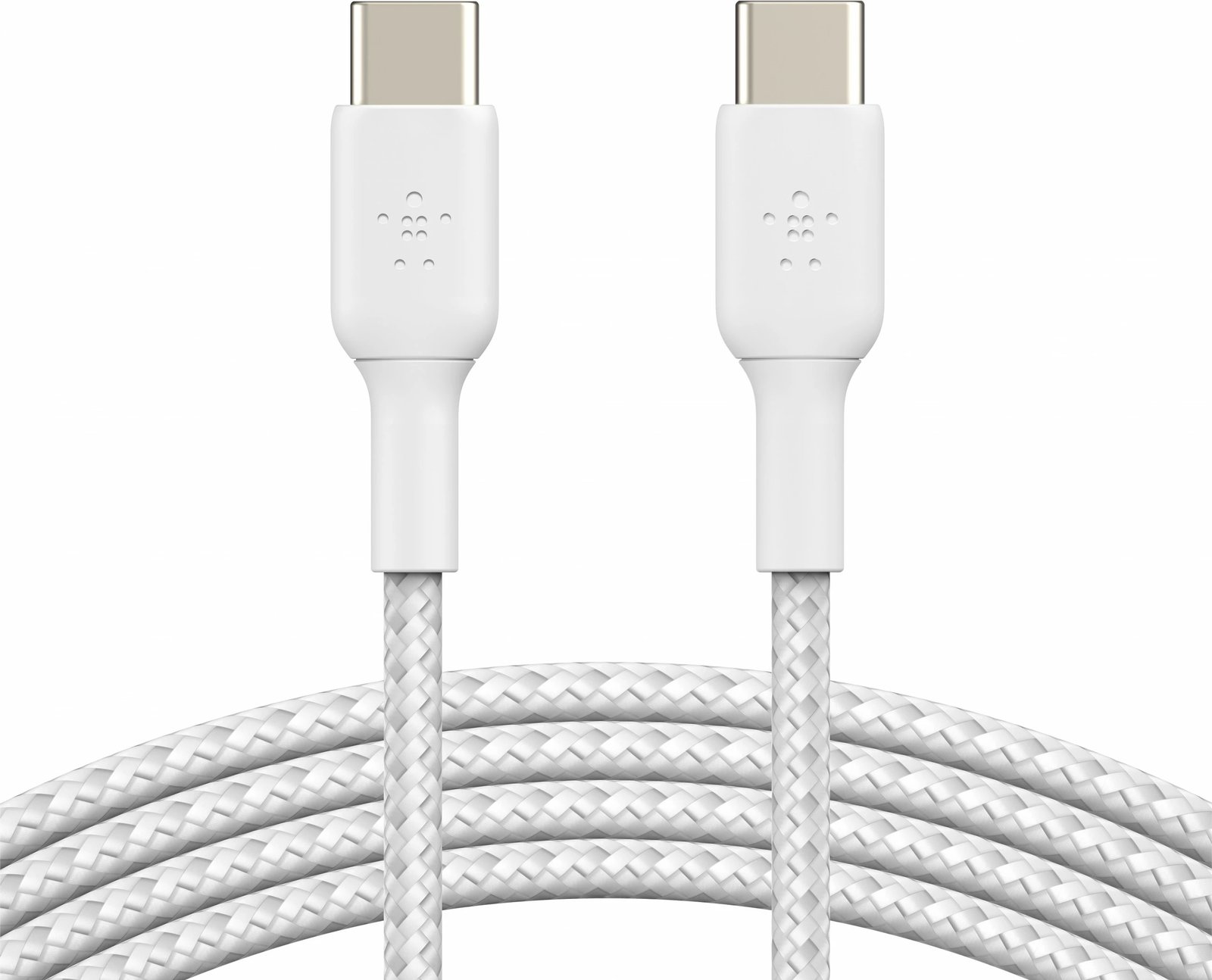 Kabllo USB-C Belkin CAB004BT1MWH2PK, 1 m, e bardhë