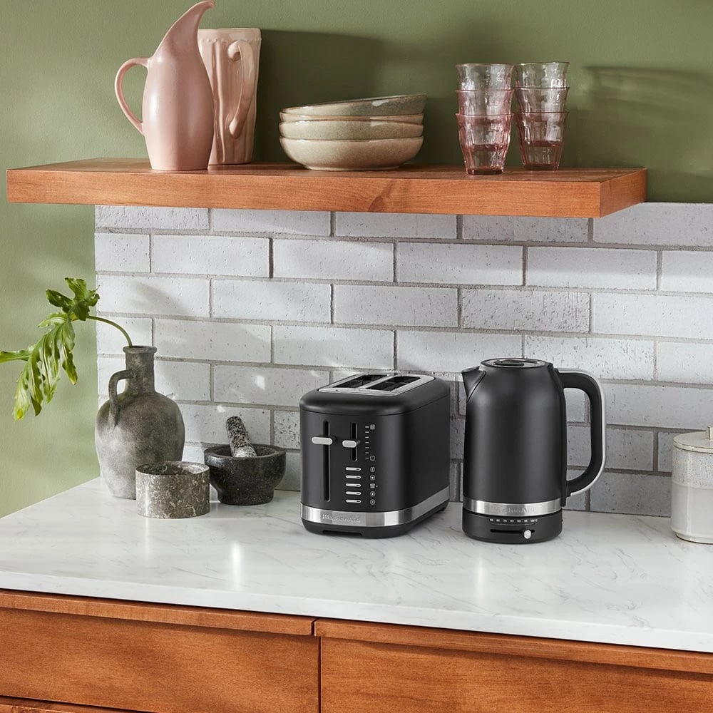Çajnik elektrik KitchenAid 5KEK1701EBM, 1.7 L, 2400 W, i zi