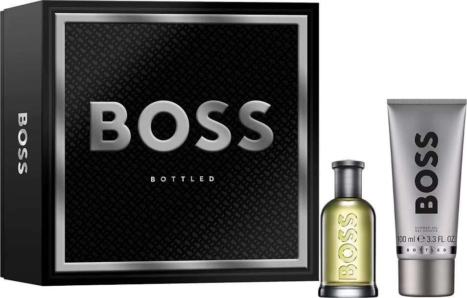 Set Eau de Toilette dhe xhel dushi Hugo Boss Bottled për meshkuj 50ml+100ml