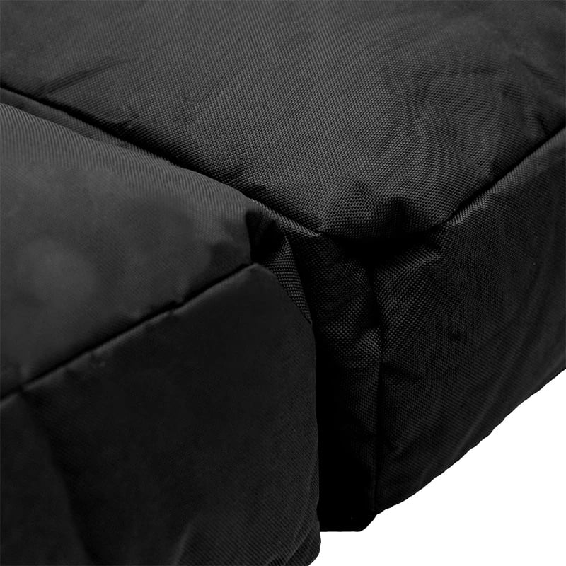 Karrige-pouf shtrat Dreamy e papërshkueshme nga uji, ngjyrë e zezë