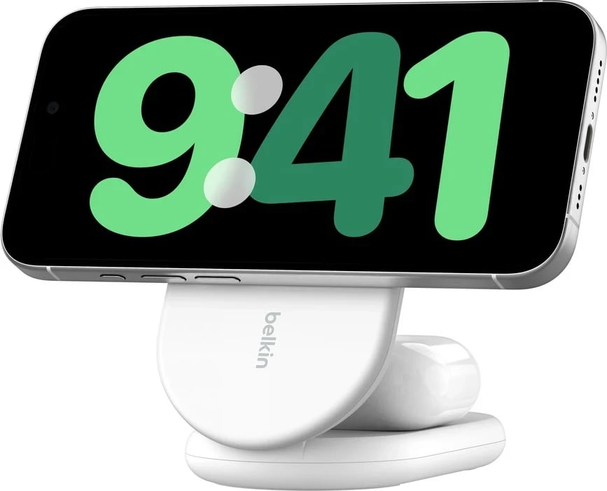 Karikues Belkin BoostCharge, për celular dhe kufje, i bardhë