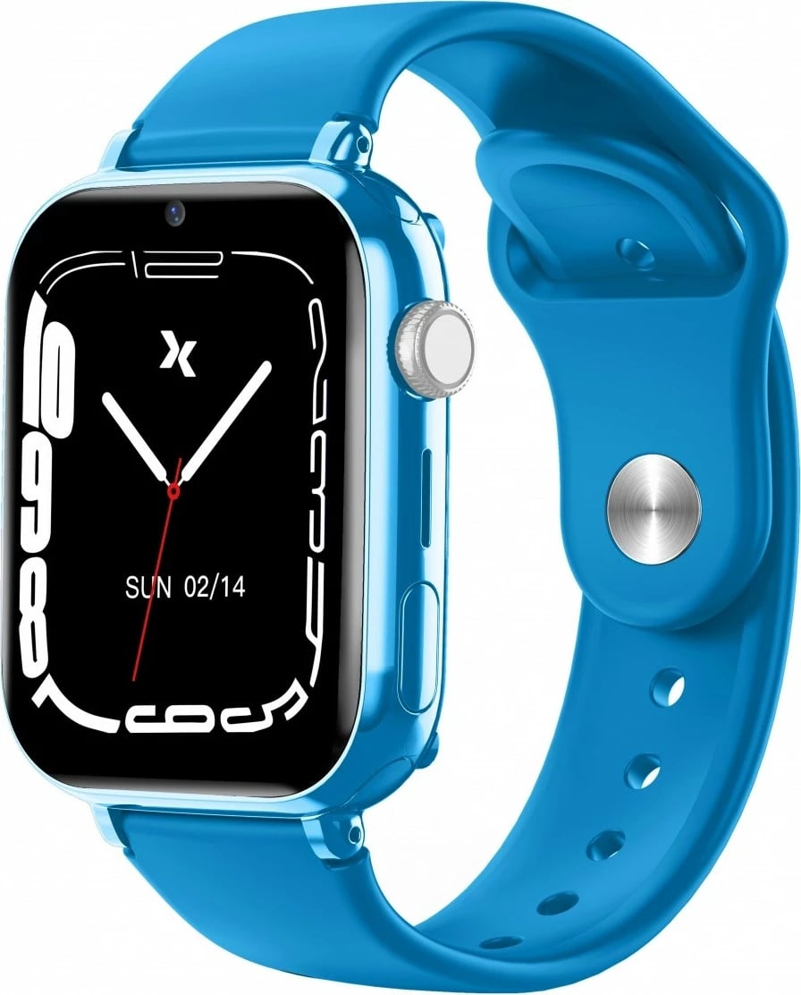 Smartwatch Maxcom FW59 Kiddo 4G për fëmijë, 1.84", 192 MB, Kaltër
