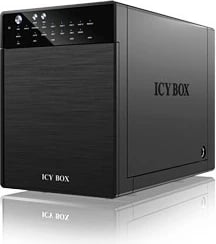 Kasë e jashtme HDD ICY BOX IB-RD3640SU3, 4x3.5", RAID, USB 3.0/eSATA, e zezë