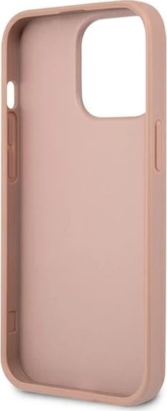 Mbështjellës Guess GUHCP13LPSATLP për iPhone 13/13 Pro 6.1", rozë