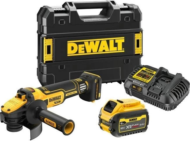Grind. këndi DeWalt 18V XR, 125mm, me 1x6Ah reg.