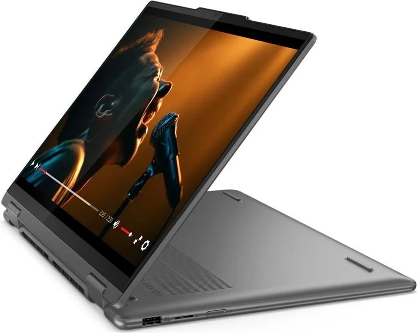 Laptop hibrid Lenovo Yoga 7, AMD Ryzen 7 8840HS, 14 inch, Gri