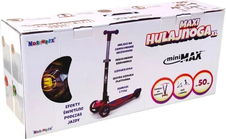 Skuter për fëmijë NORIMPEX Mini Max LED NO-1003031 C, Ngjyrë e zezë