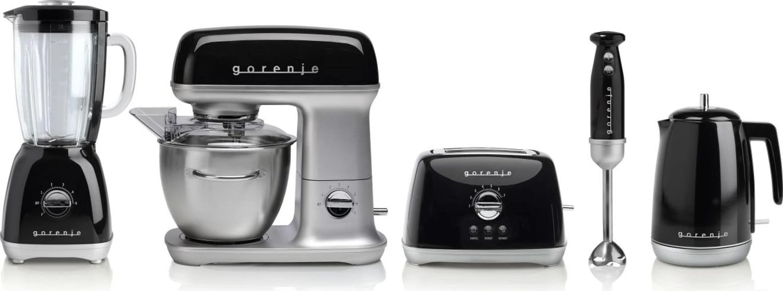 Përpunues ushqimi Gorenje MMC1000RLBK, 4.5 L, 1000 W, Metal, Zi