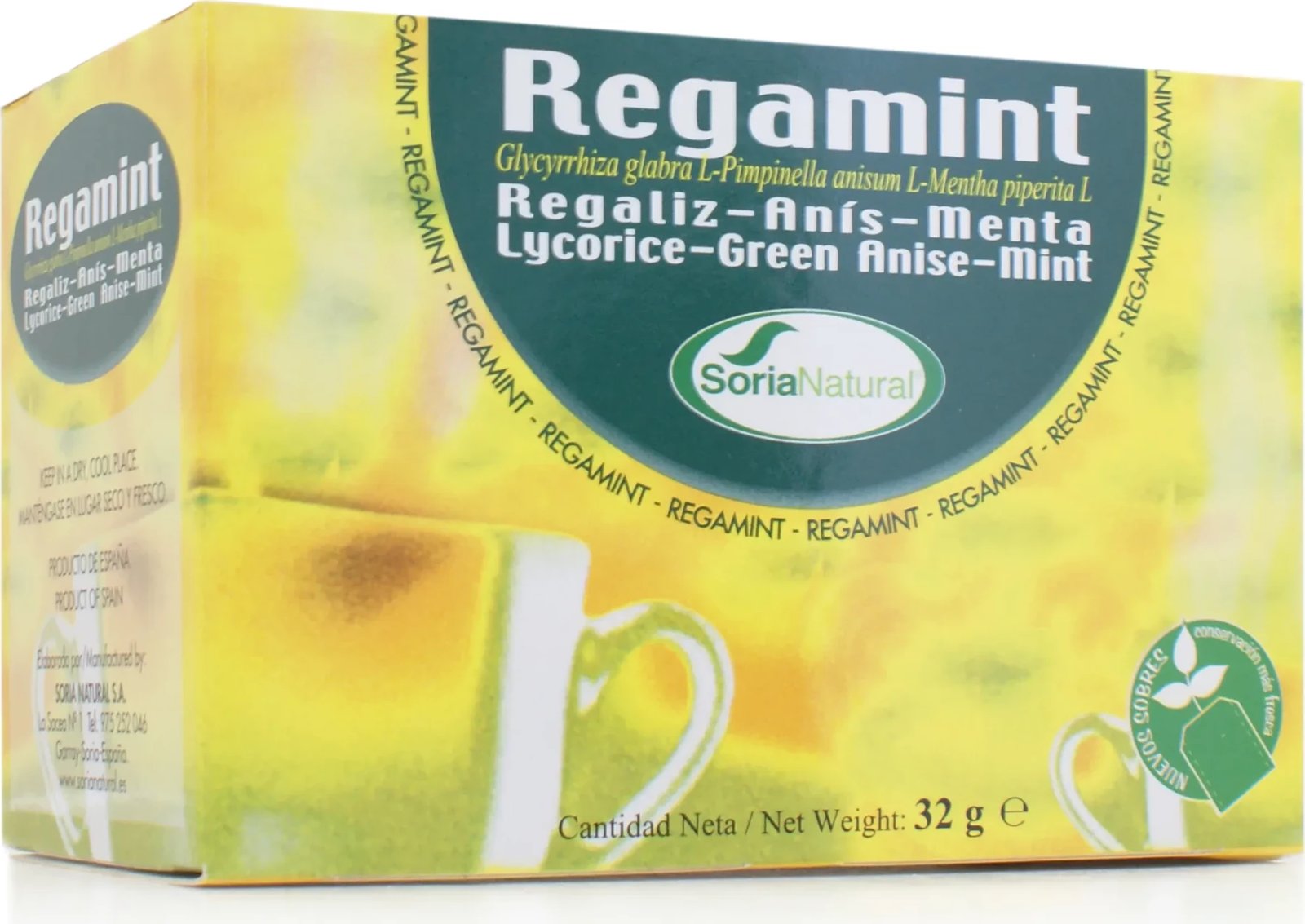 Çaj bimor Soria Regamint unisex 20 filtra