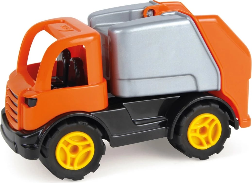 Kamion mbeturinash lodër Lena Workies, ABS, portokalli/argjendtë/zi Kamion mbeturinash lodër Lena Workies, ABS, portokalli/argjendtë/zi