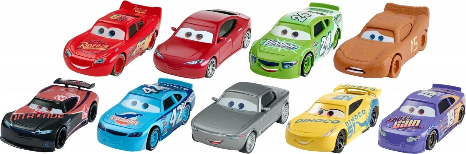 Lodër makinë Mattel Cars Claude Scruggs 1:55, verdhë/zi
