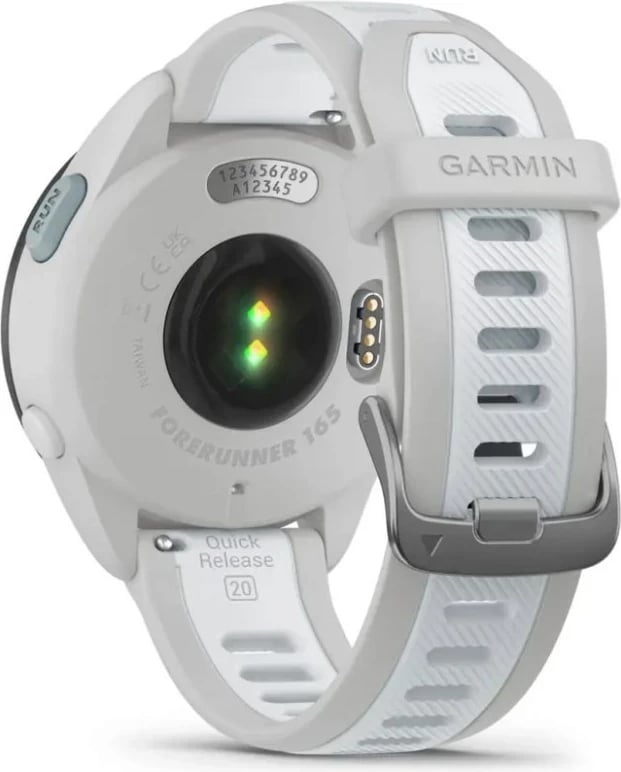 Smartwatch Garmin Forerunner 165, 1.2" AMOLED, GPS, Silver