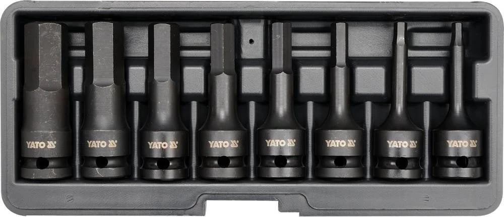 Set bitash tornavide YATO YT-1066, 8 copë