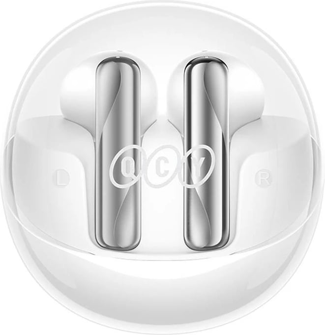 Kufje TWS QCY AilyBuds Clear T32, të bardha