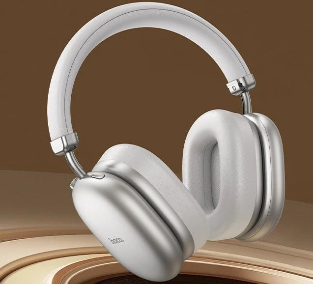 Kufje HOCO W35 Max Auspicious, ANC, wireless, Bluetooth, argjend