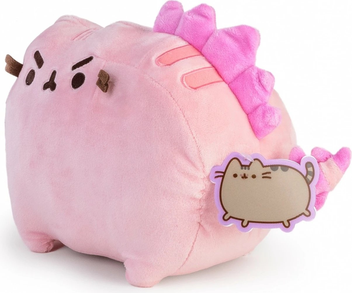 Maskotë pelushi Daffi Pusheen P-250, Pusheenosaurus, 24 cm, Rozë