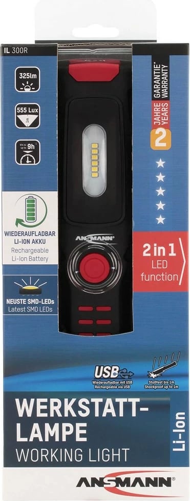 Elektrik dore ANSMANN IL300R, LED, i zi
