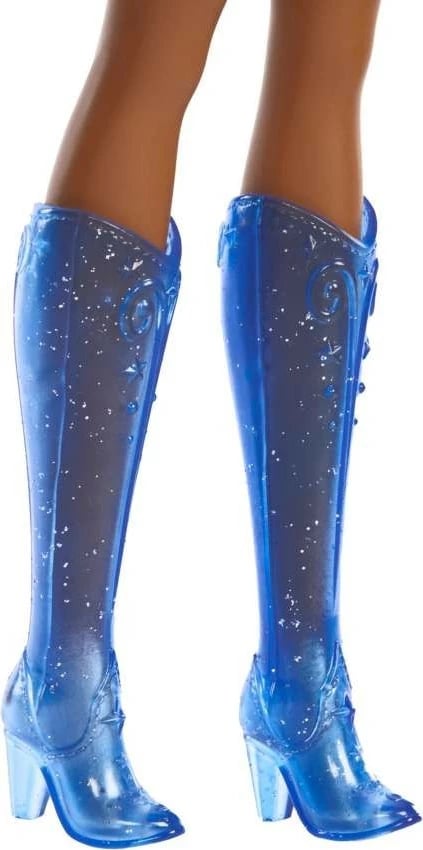 Kukull Barbie Mattel HRR12/HRR14, Touch of Magic, me fustan blu, me aksesorë unikorn