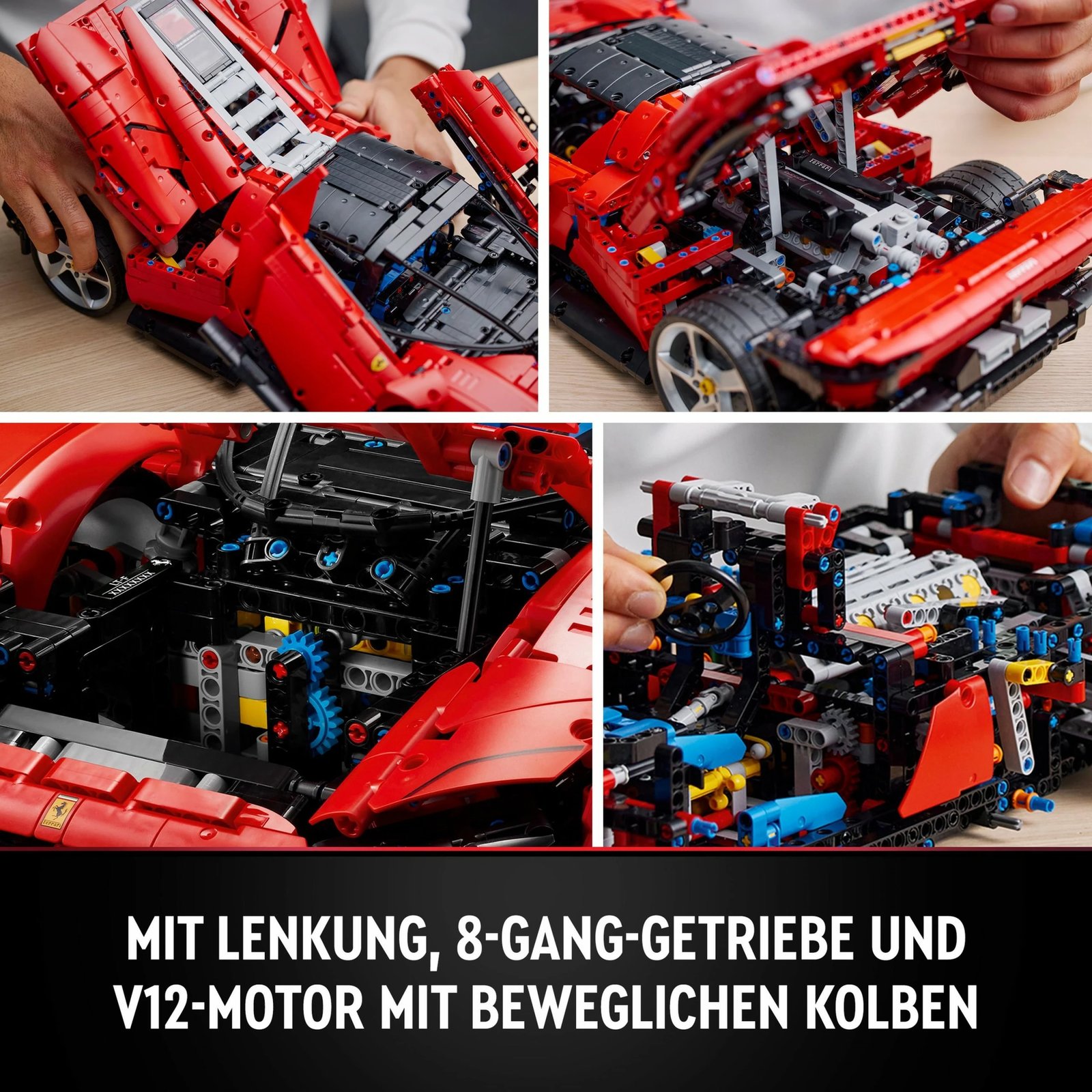 Set ndërtimi LEGO Technic Ferrari Daytona SP3, 3778 pjesë, plastikë, 6.99 kg Set ndërtimi LEGO Technic Ferrari Daytona SP3, 3778 pjesë, plastikë, 6.99 kg
